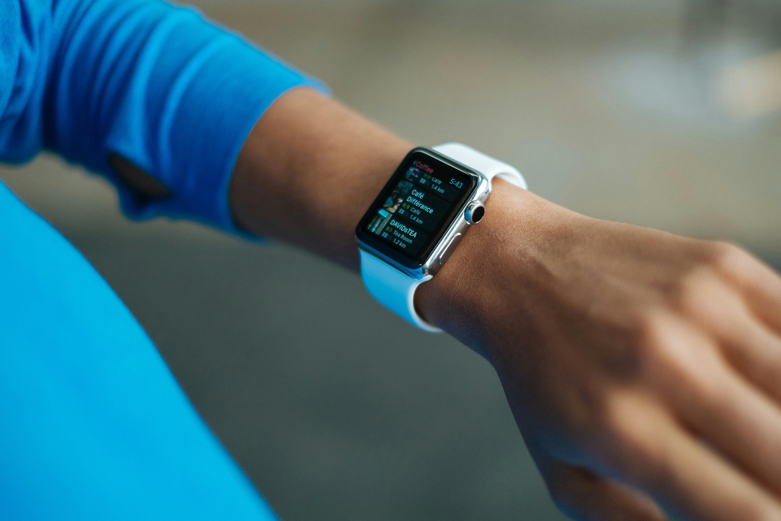 Apple Watch on a woman's wrist