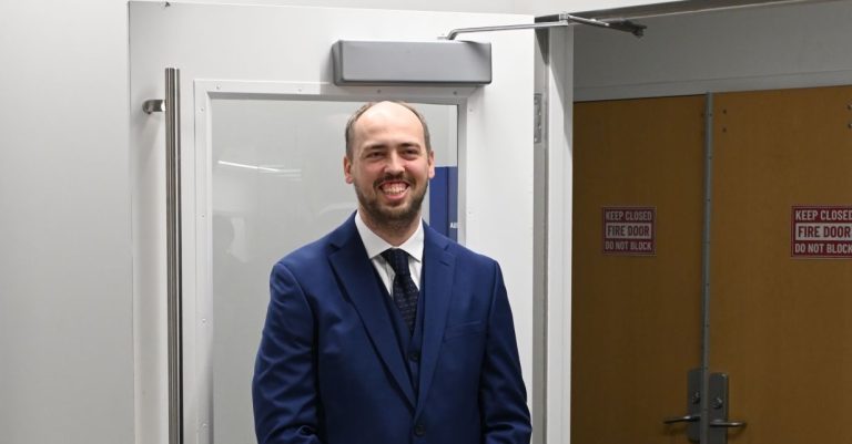 Aristotle Martin at his PhD defense